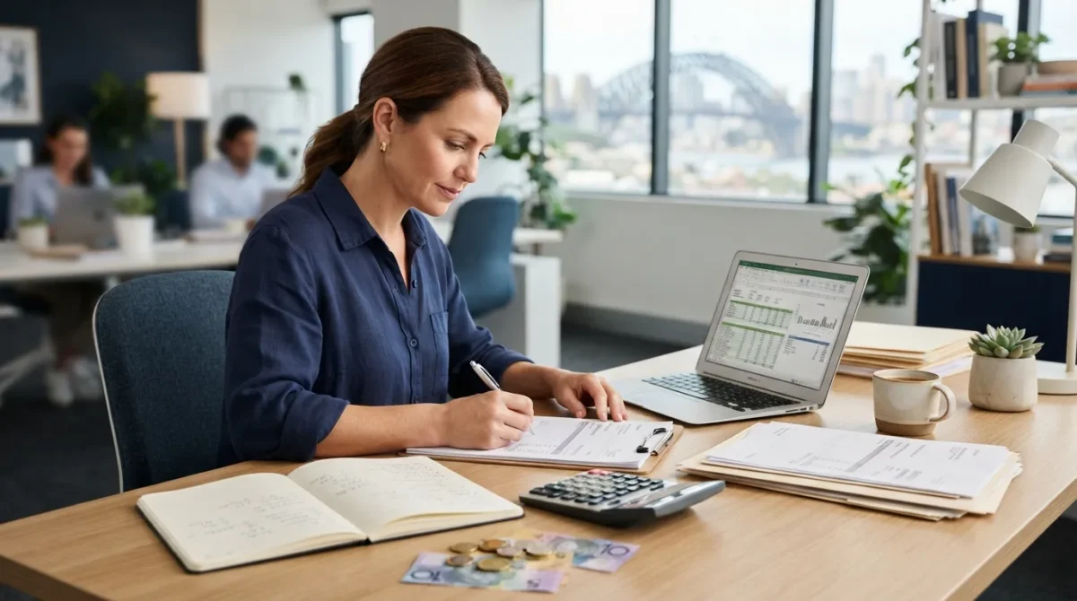 Profit Margin Calculator Australia showing a business profit calculation